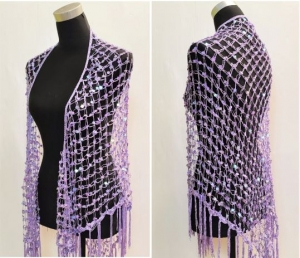 Beaded Shawl 3404-F